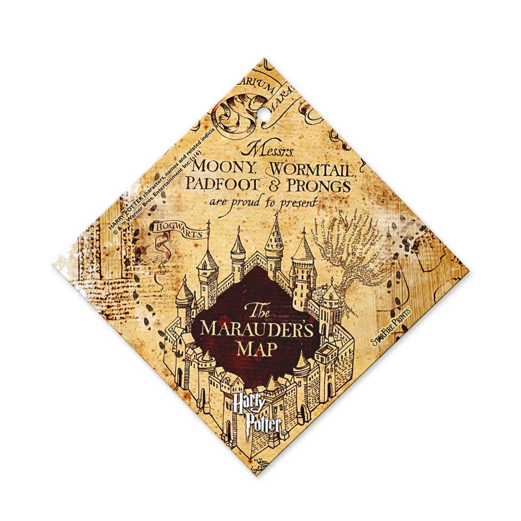 Harry Potter (Marauders Map) StarFire Prints™ Glass Art SPSQU603