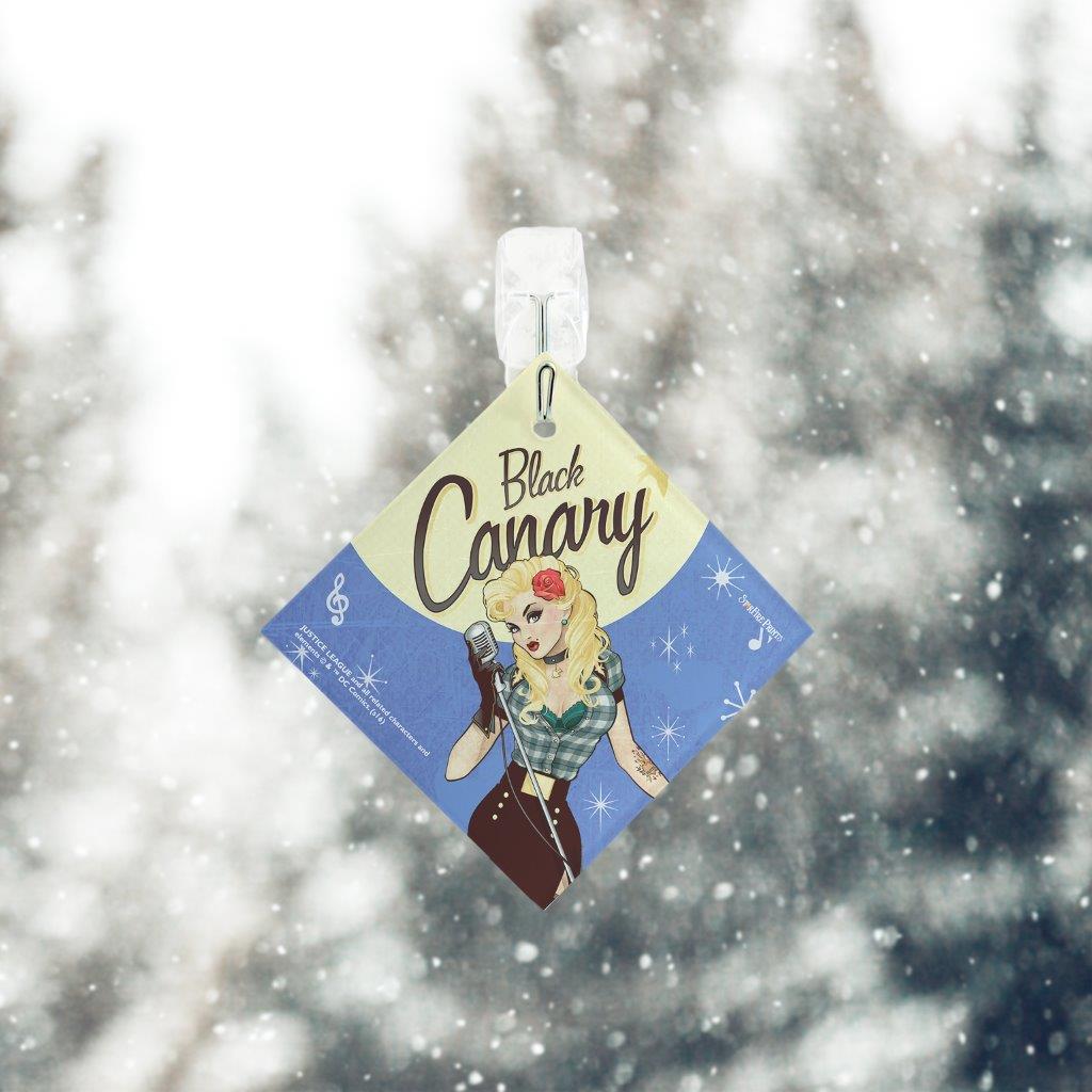 DC Comics (Black Canary - Bombshell) StarFire Prints™ Glass Art SPSQU609