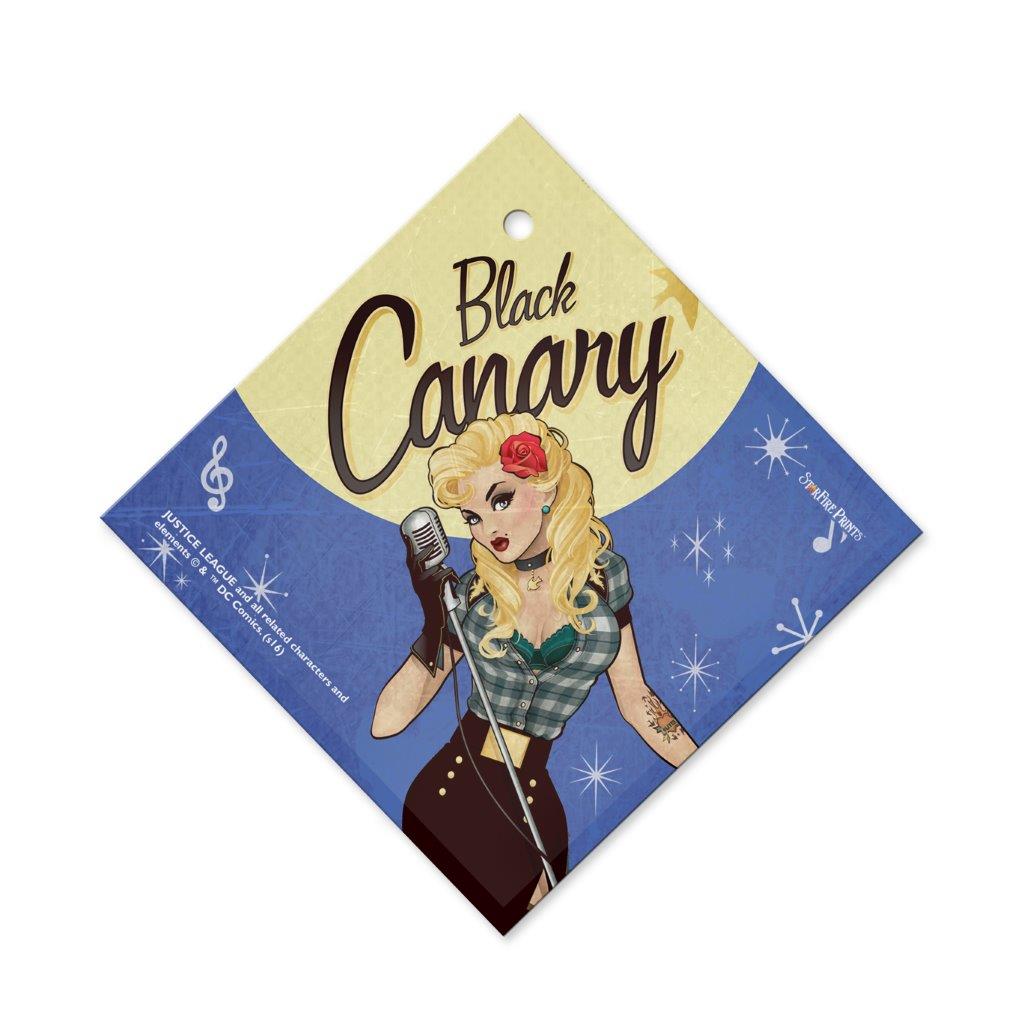 DC Comics (Black Canary - Bombshell) StarFire Prints™ Glass Art SPSQU609