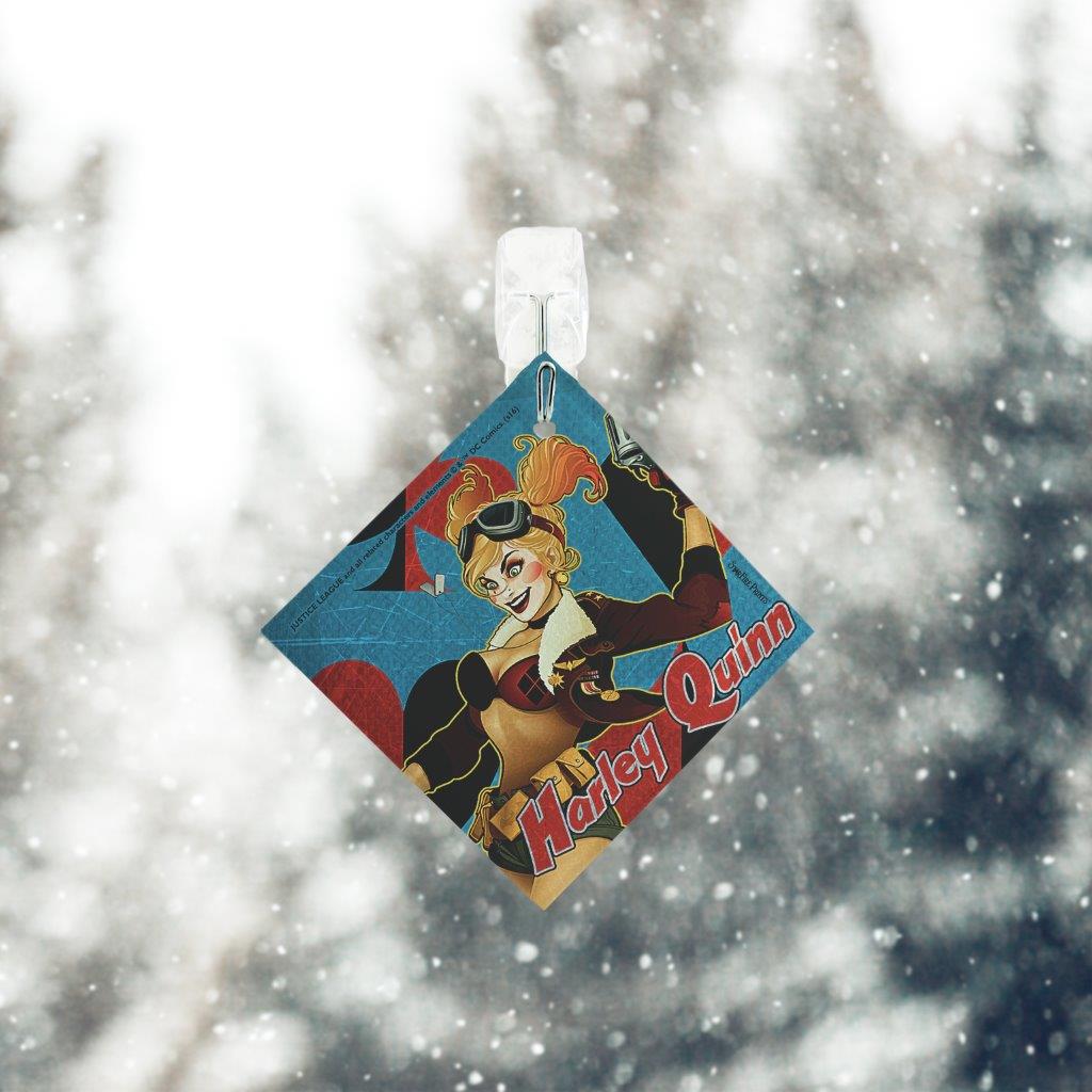 DC Comics (Harley Quinn - Bombshell) ) StarFire Prints™ Glass Art SPSQU611