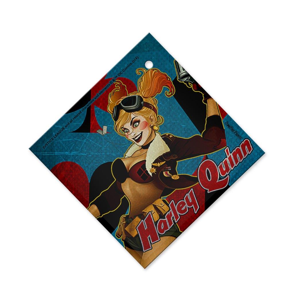 DC Comics (Harley Quinn - Bombshell) ) StarFire Prints™ Glass Art SPSQU611