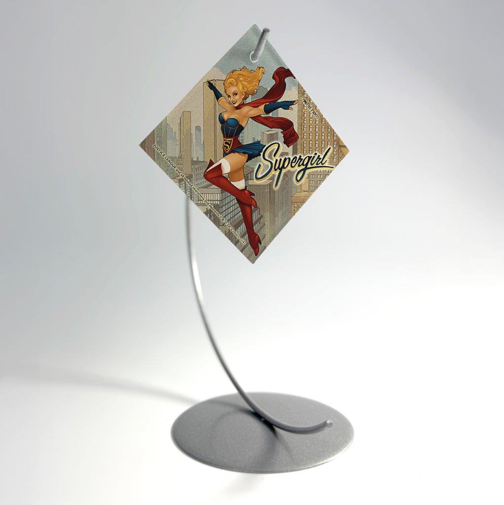 DC Comics (Supergirl - Bombshell) StarFire Prints™ Glass Art SPSQU612