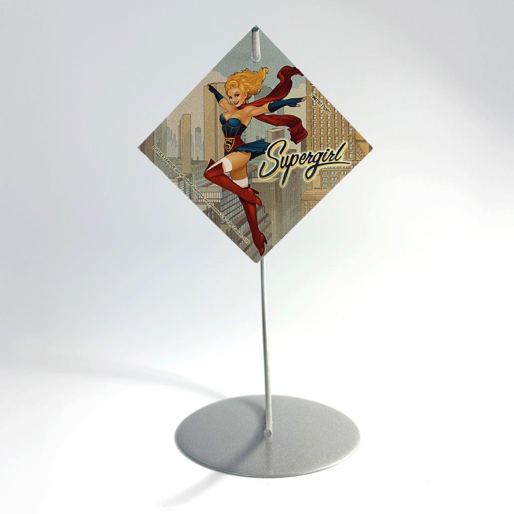 DC Comics (Supergirl - Bombshell) StarFire Prints™ Glass Art SPSQU612