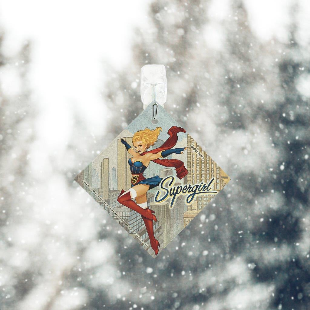 DC Comics (Supergirl - Bombshell) StarFire Prints™ Glass Art SPSQU612