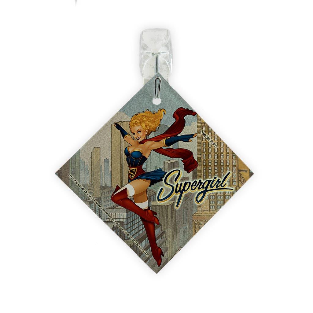 DC Comics (Supergirl - Bombshell) StarFire Prints™ Glass Art SPSQU612