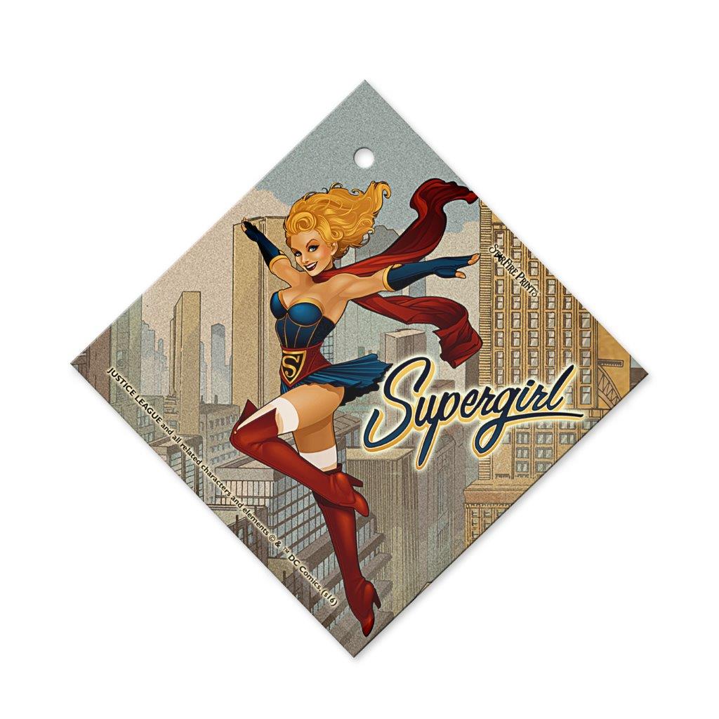 DC Comics (Supergirl - Bombshell) StarFire Prints™ Glass Art SPSQU612