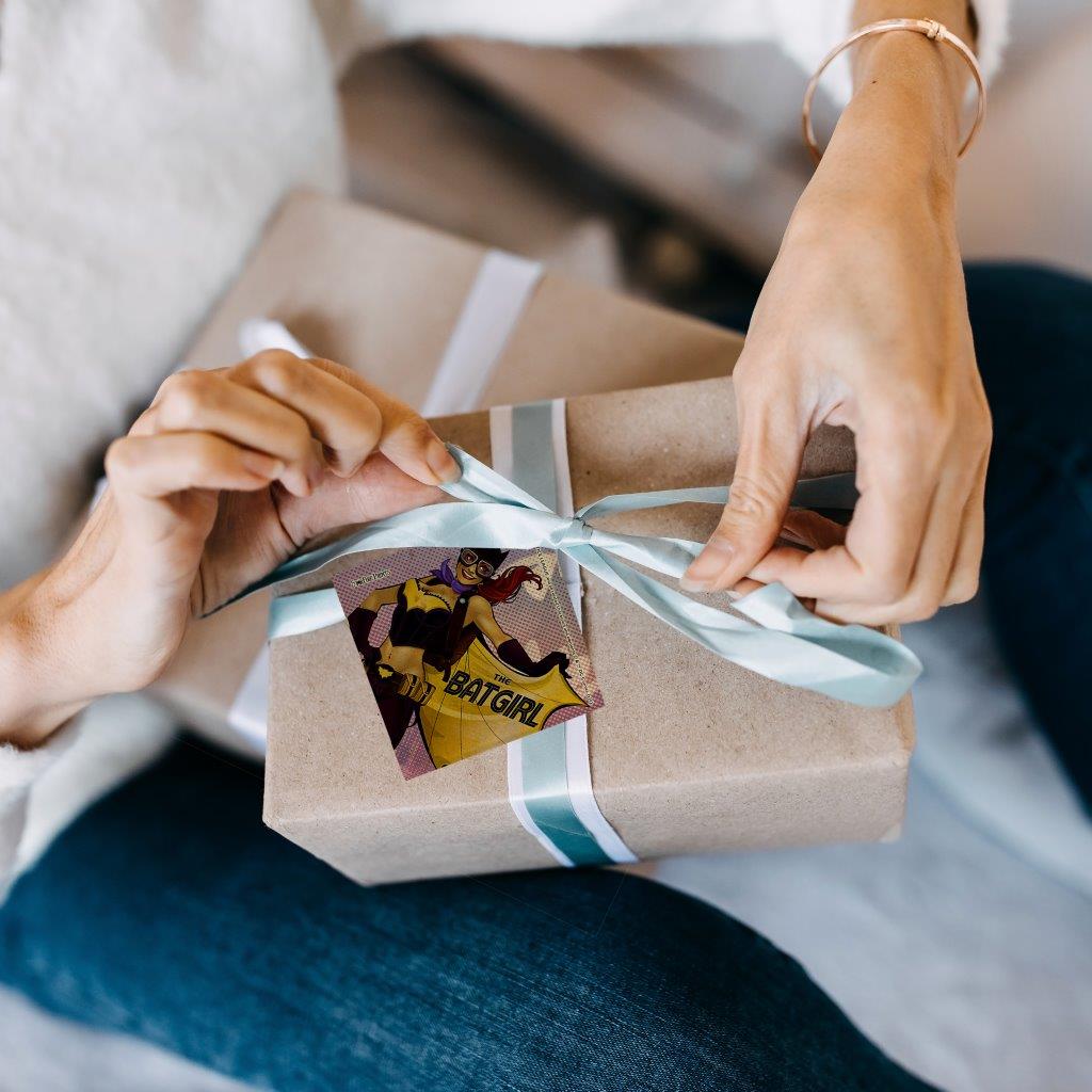 DC Comics (Batgirl - Bombshell) StarFire Prints™ Glass Art SPSQU613