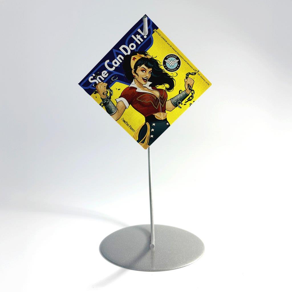 DC Comics (Wonder Woman - Bombshell) StarFire Prints™ Glass Art SPSQU614