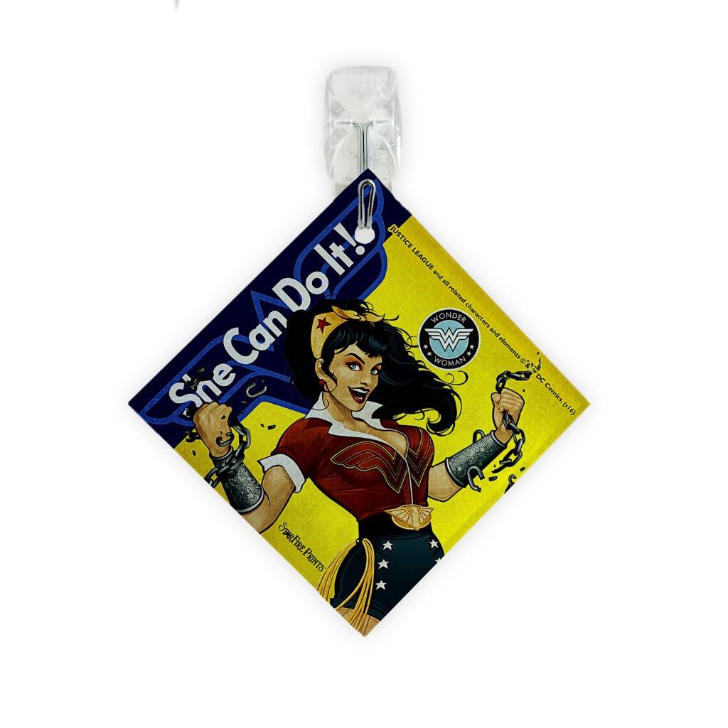 DC Comics (Wonder Woman - Bombshell) StarFire Prints™ Glass Art SPSQU614