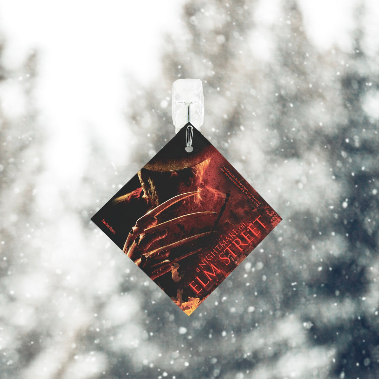 Nightmare On Elm Street (Freddy) StarFire Prints™ Glass Art SPSQU628