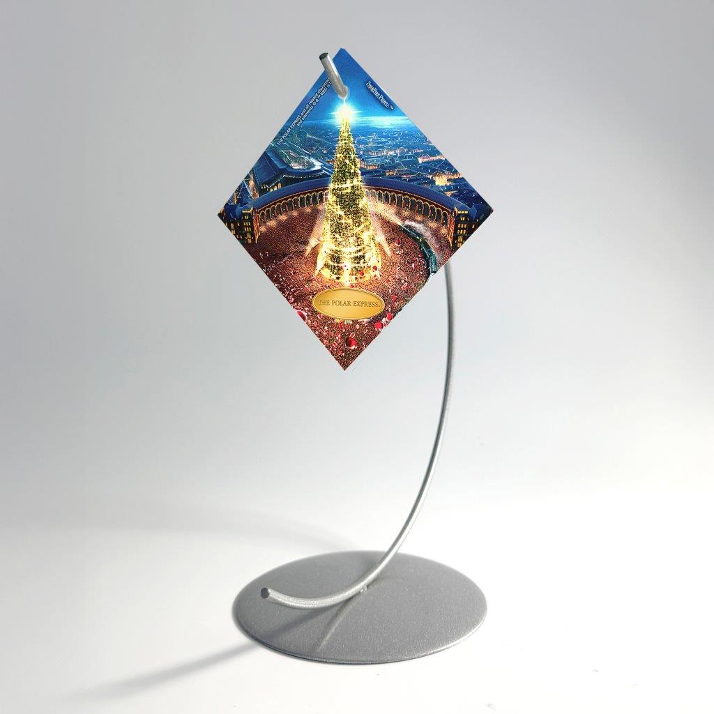 The Polar Express (Christmas Tree) StarFire Prints™ Glass Art SPSQU631