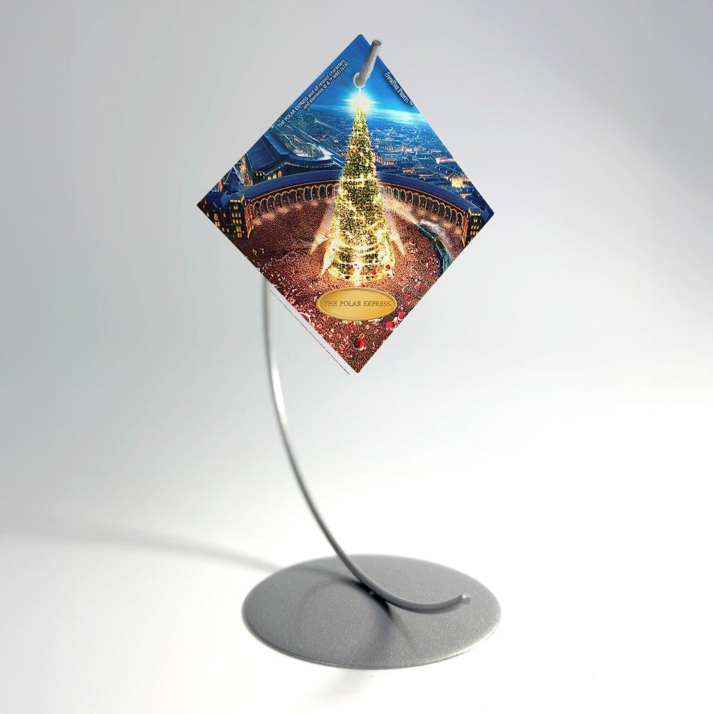 The Polar Express (Christmas Tree) StarFire Prints™ Glass Art SPSQU631