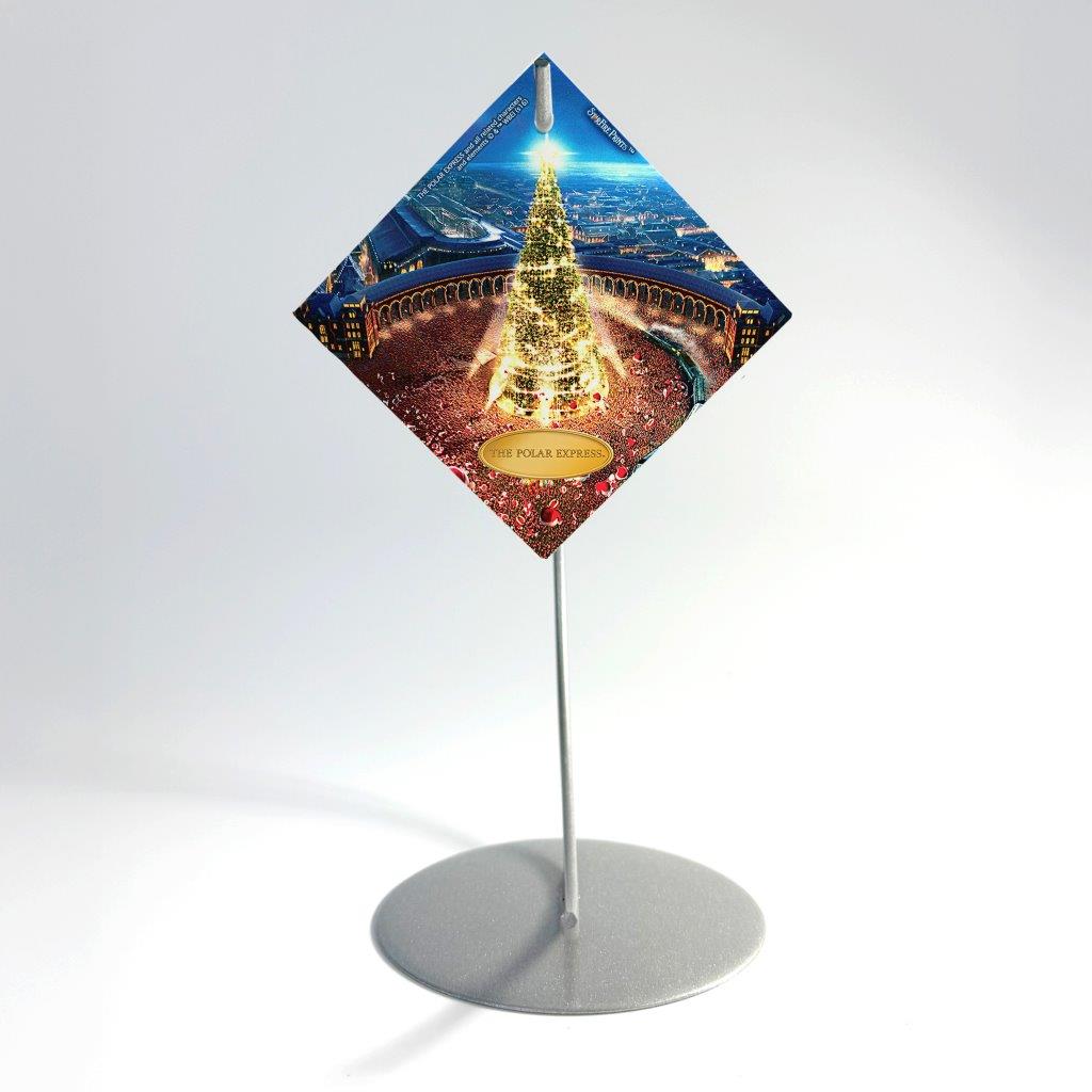 The Polar Express (Christmas Tree) StarFire Prints™ Glass Art SPSQU631