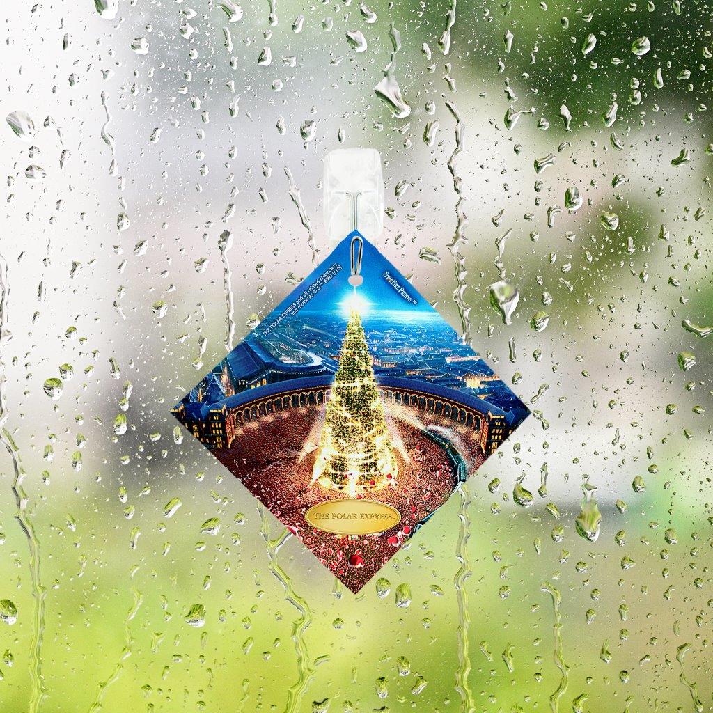 The Polar Express (Christmas Tree) StarFire Prints™ Glass Art SPSQU631