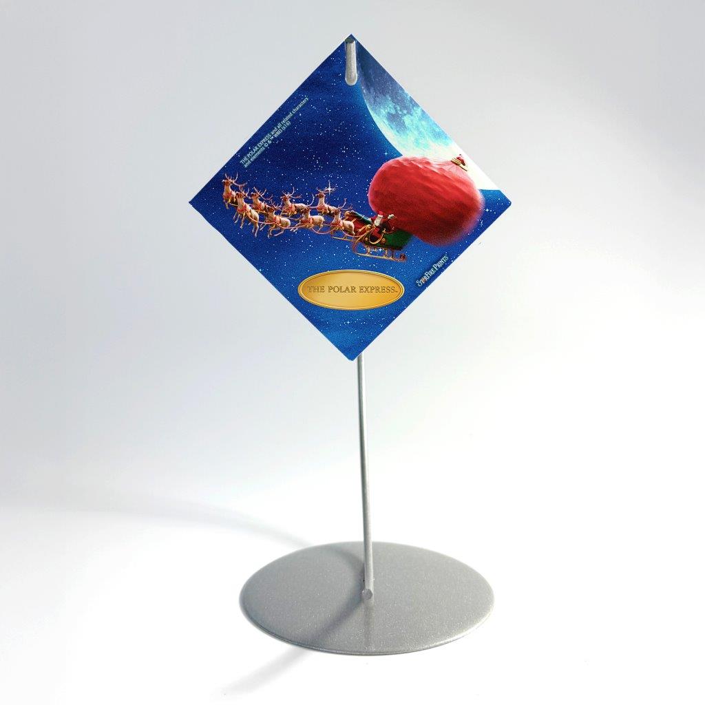 The Polar Express (Santa's Sleigh) StarFire Prints™ Glass Art SPSQU633