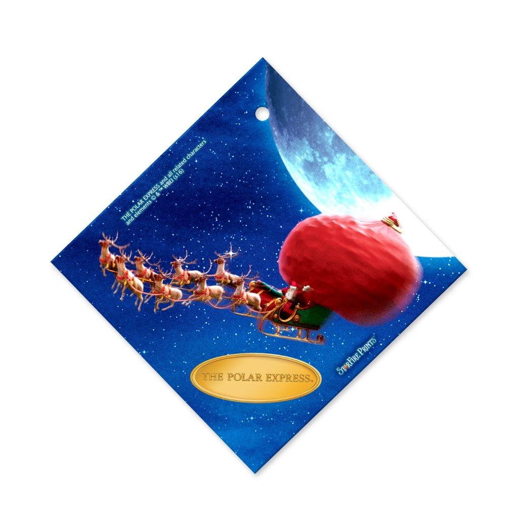 The Polar Express (Santa's Sleigh) StarFire Prints™ Glass Art SPSQU633