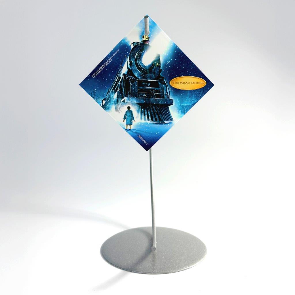 The Polar Express (Train) StarFire Prints™ Glass Art SPSQU634