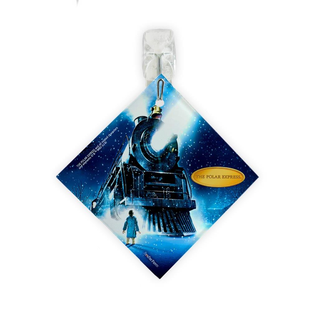 The Polar Express (Train) StarFire Prints™ Glass Art SPSQU634