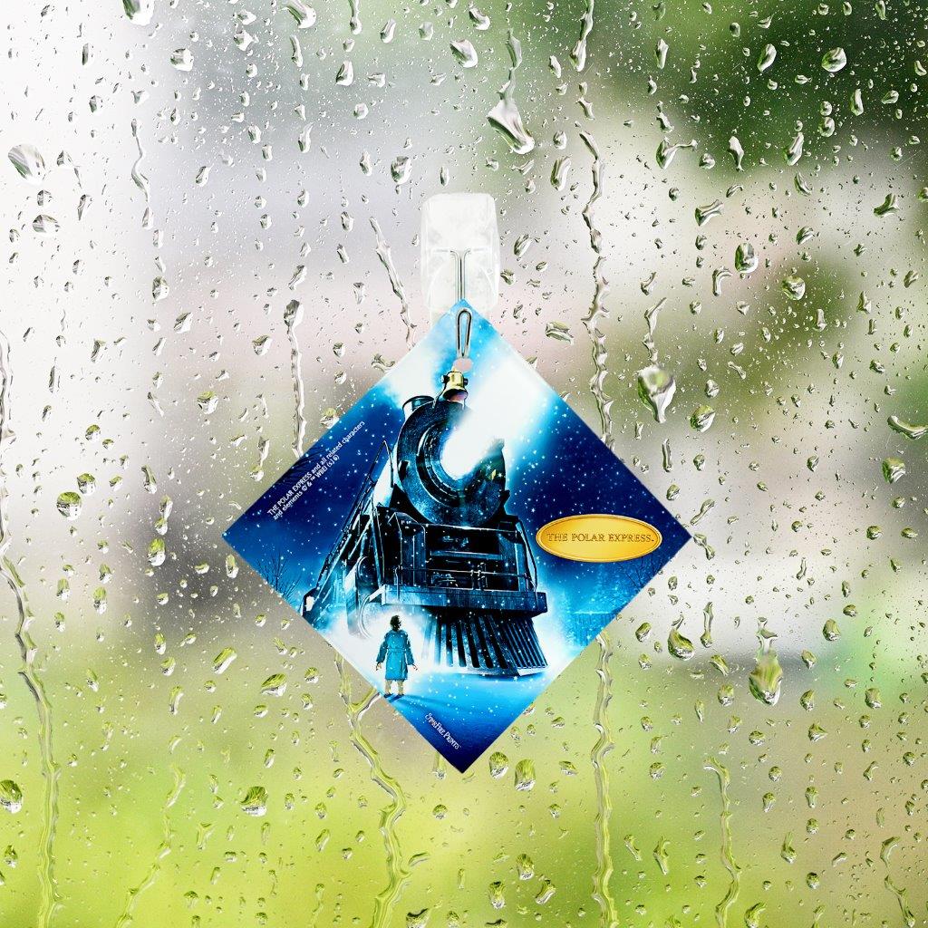 The Polar Express (Train) StarFire Prints™ Glass Art SPSQU634