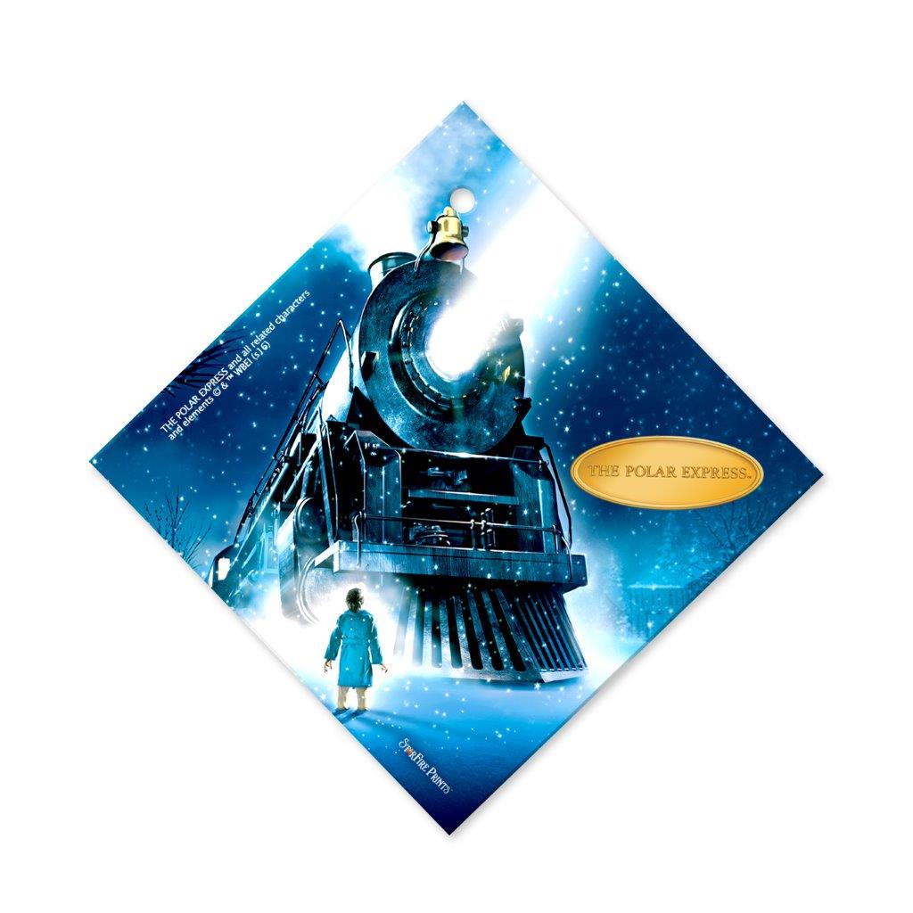 The Polar Express (Train) StarFire Prints™ Glass Art SPSQU634