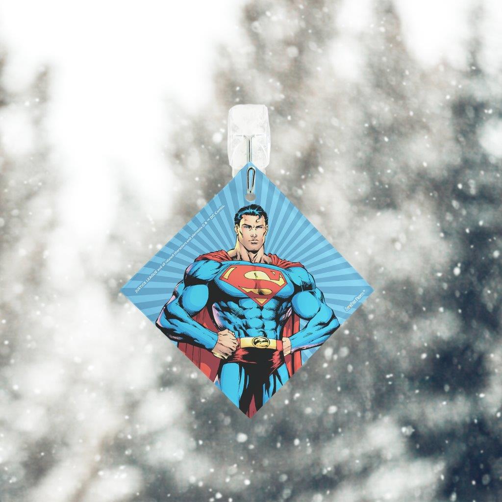 DC Comics (Justice League - Superman) StarFire Prints™ Glass Art SPSQU642