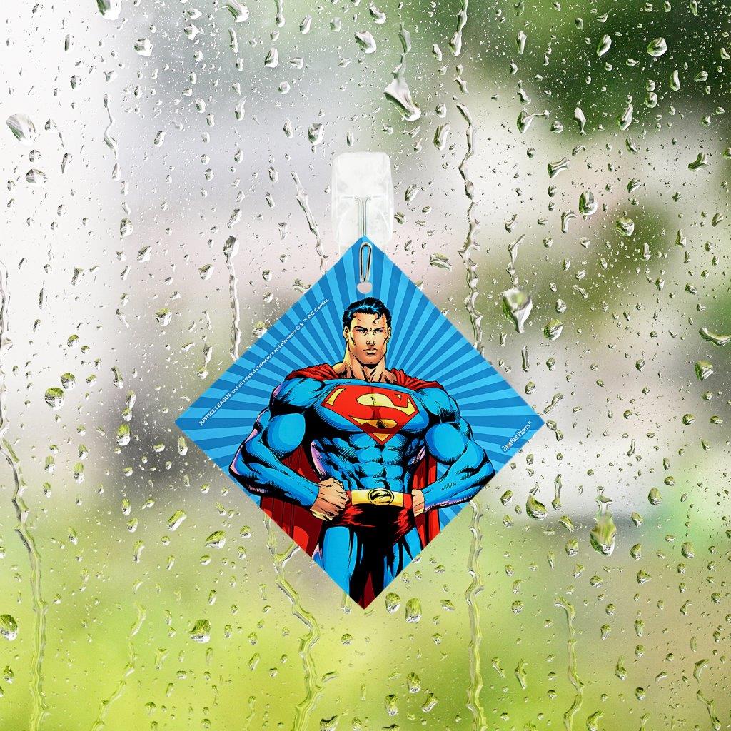 DC Comics (Justice League - Superman) StarFire Prints™ Glass Art SPSQU642