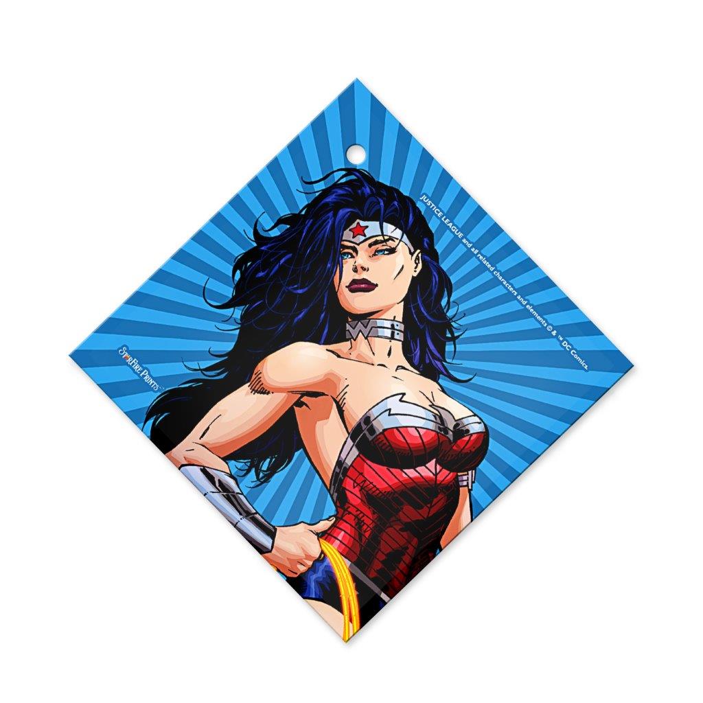 DC Comics (Justice League - Wonder Woman) StarFire Prints™ Glass Art SPSQU643