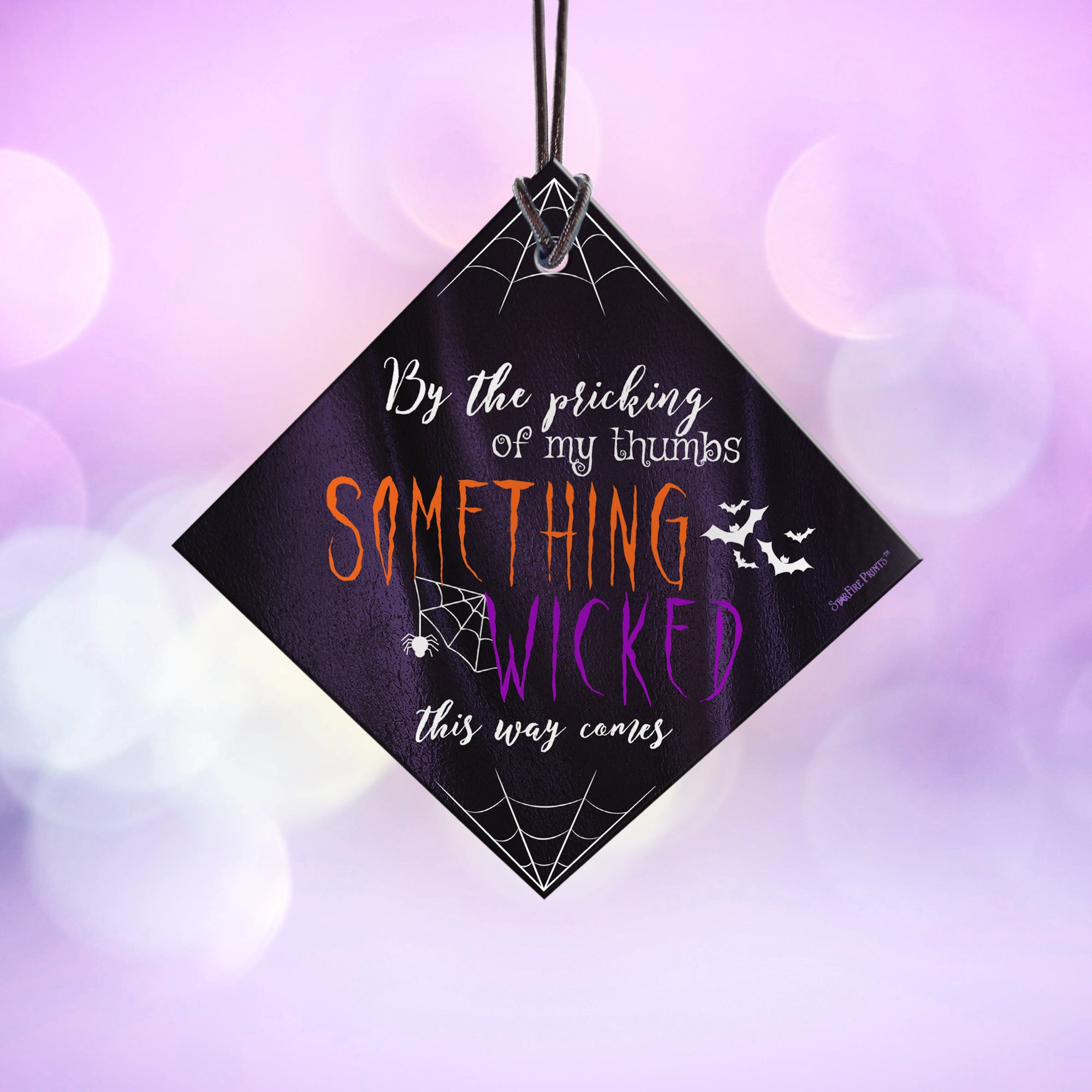 Halloween Collection (Something Wicked) StarFire Prints™ Hanging Glass Print SPSQU764