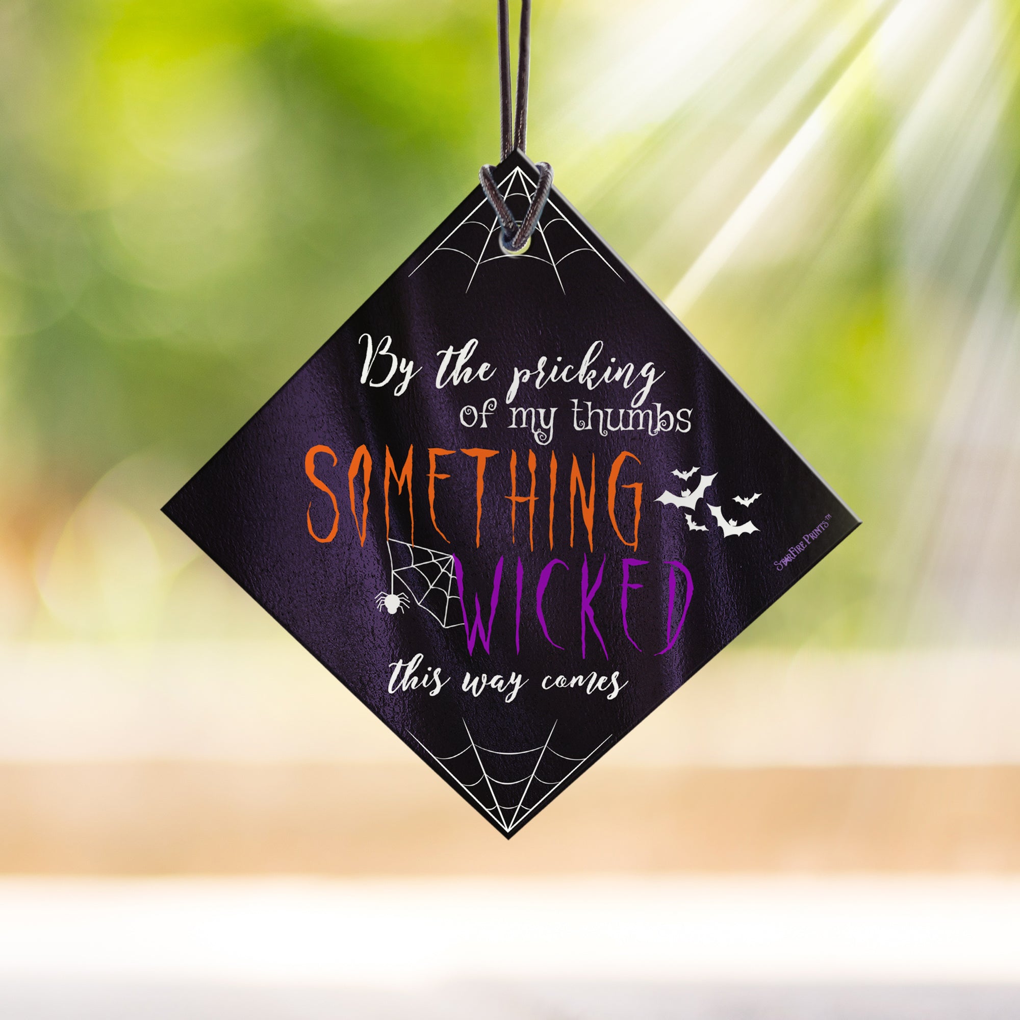 Halloween Collection (Something Wicked) StarFire Prints™ Hanging Glass Print SPSQU764