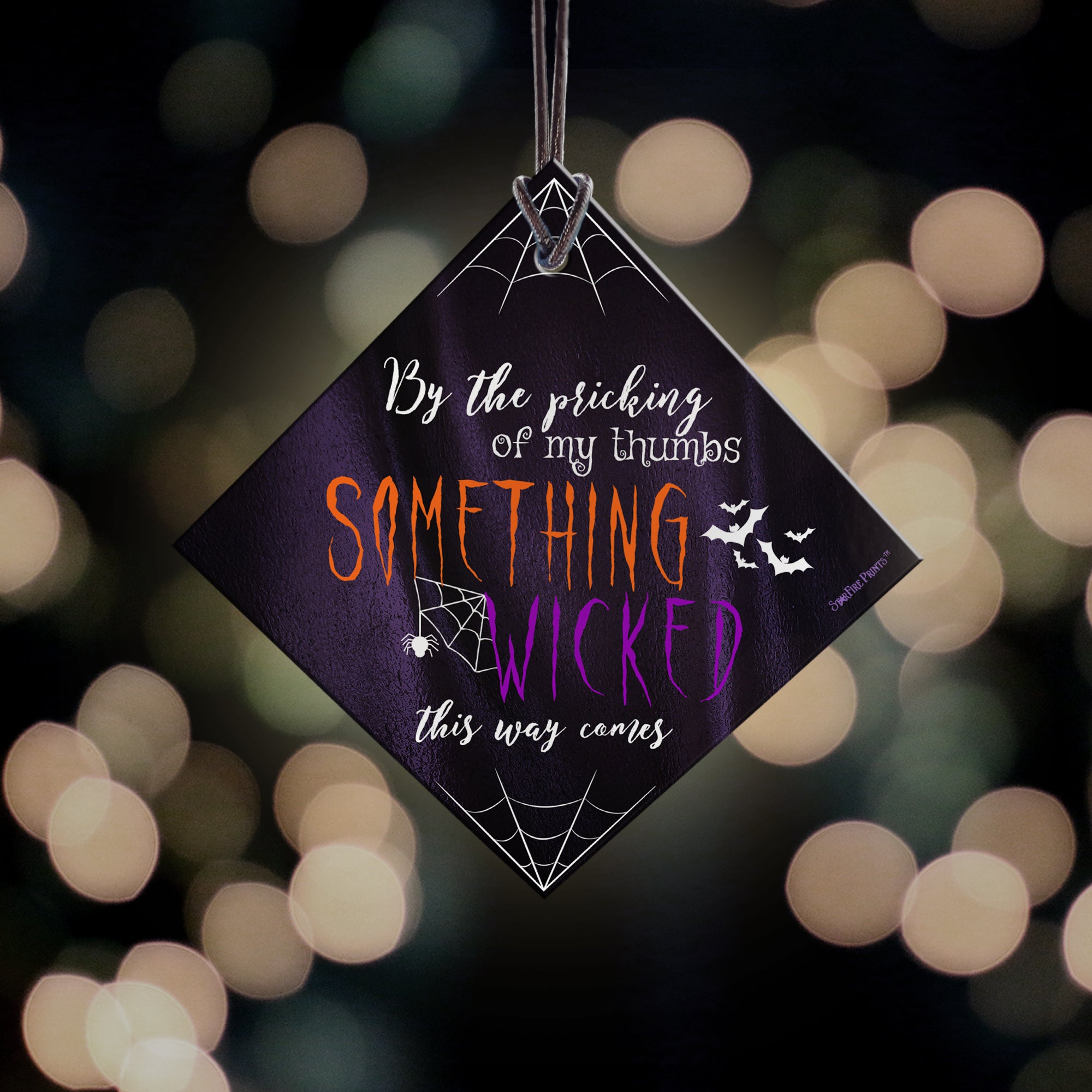 Halloween Collection (Something Wicked) StarFire Prints™ Hanging Glass Print SPSQU764