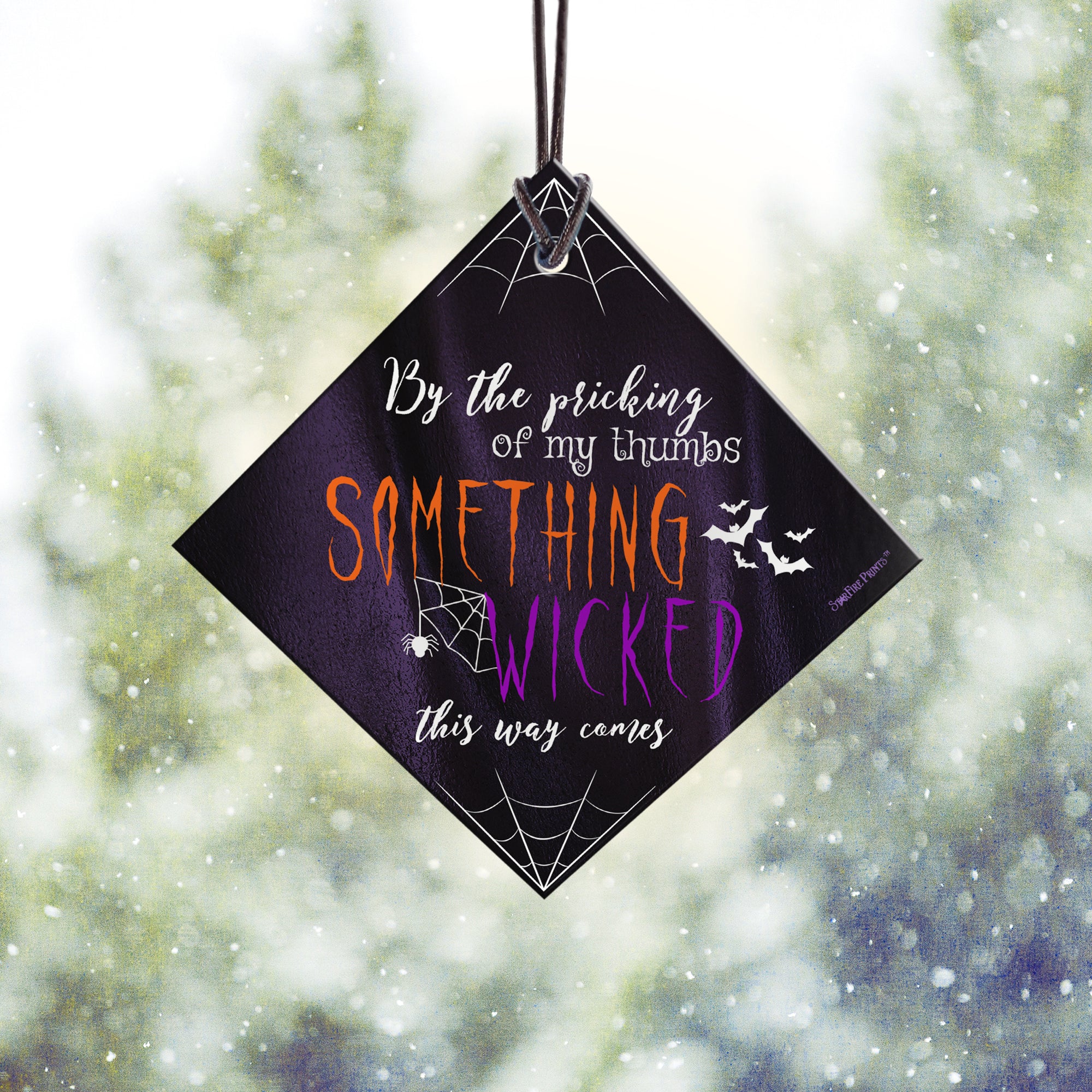 Halloween Collection (Something Wicked) StarFire Prints™ Hanging Glass Print SPSQU764