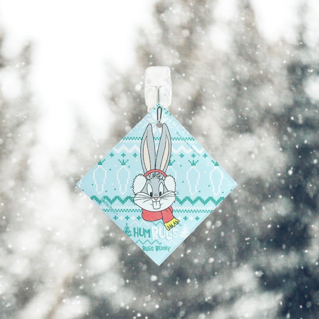 Looney Tunes (Bugs Bunny Pattern) StarFire Prints™ Glass Art SPSQU770