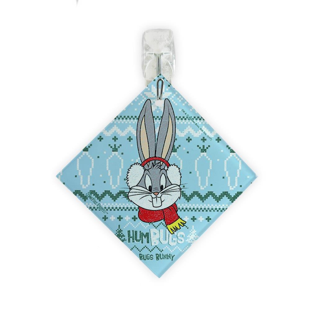 Looney Tunes (Bugs Bunny Pattern) StarFire Prints™ Glass Art SPSQU770