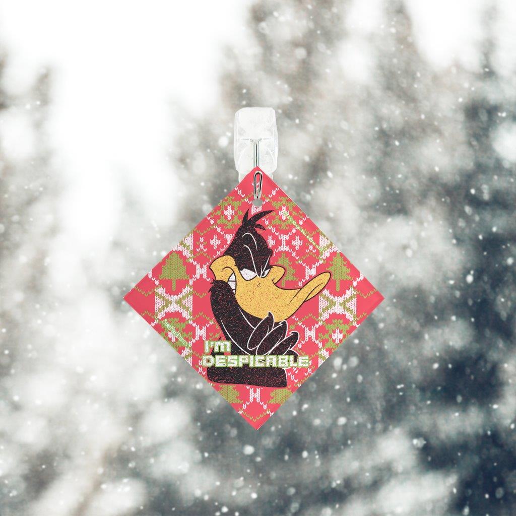 Looney Tunes (Daffy Duck Pattern) StarFire Prints™ Glass Art SPSQU771