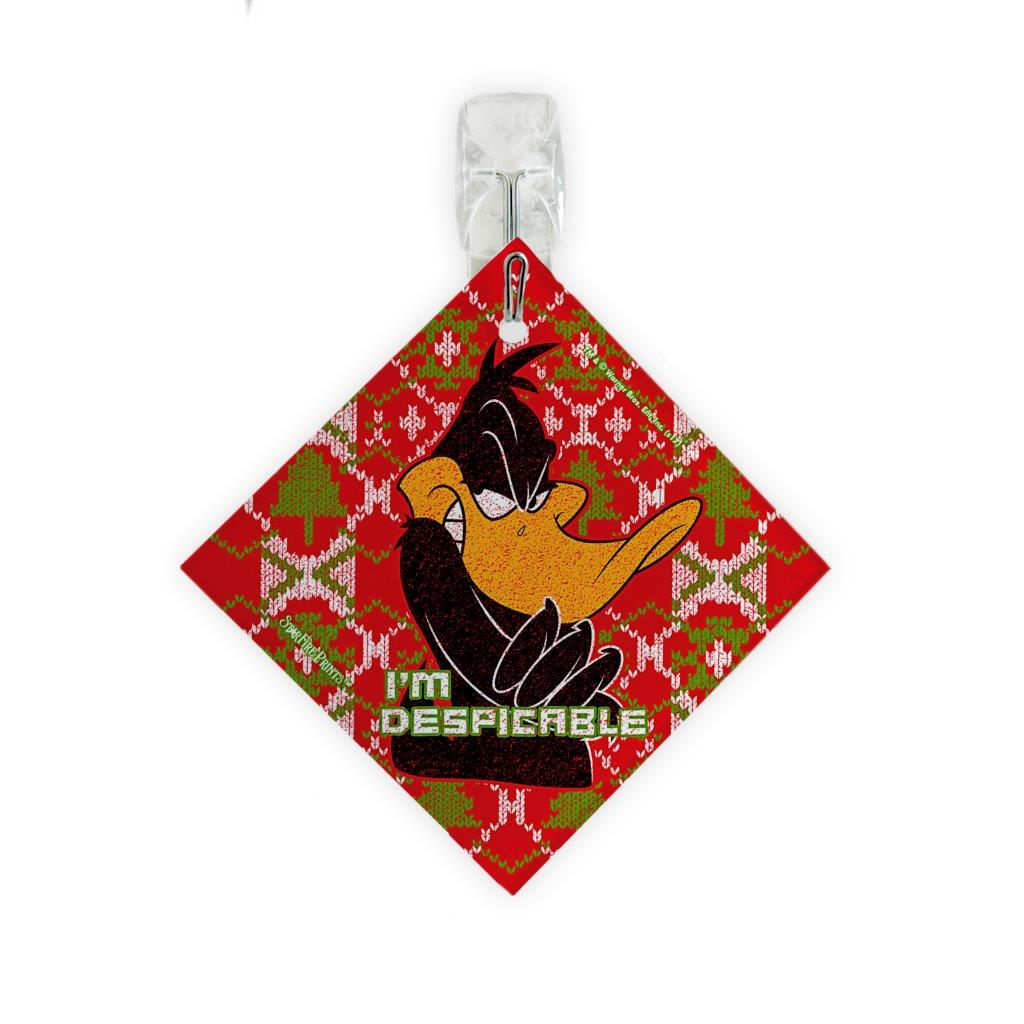 Looney Tunes (Daffy Duck Pattern) StarFire Prints™ Glass Art SPSQU771