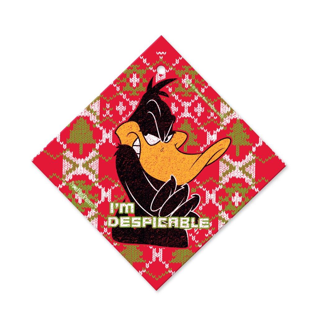 Looney Tunes (Daffy Duck Pattern) StarFire Prints™ Glass Art SPSQU771