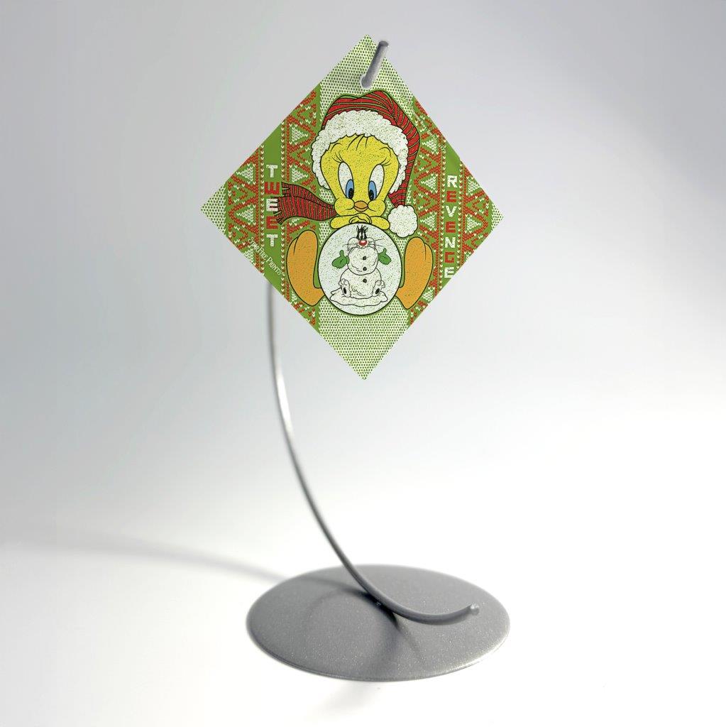 Looney Tunes (Tweety Bird Christmas Sweater) StarFire Prints™ Glass Art SPSQU772