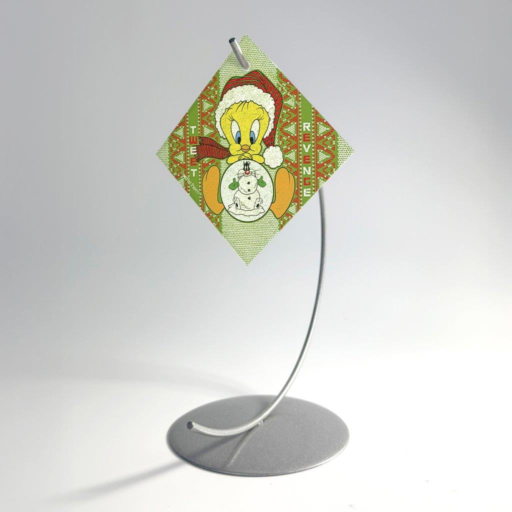 Looney Tunes (Tweety Bird Christmas Sweater) StarFire Prints™ Glass Art SPSQU772
