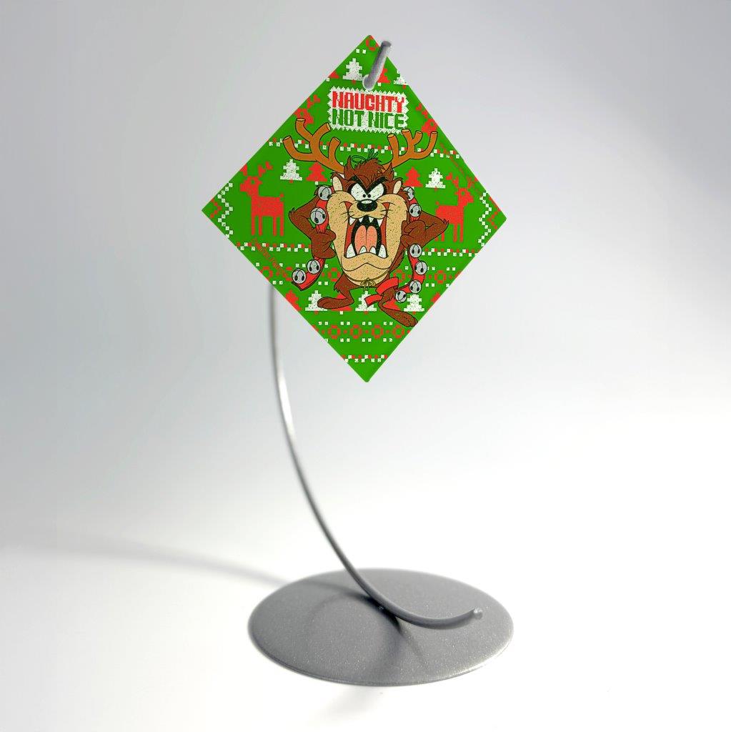 Looney Tunes (Tas Naught Not Nice) StarFire Prints™ Glass Art SPSQU774