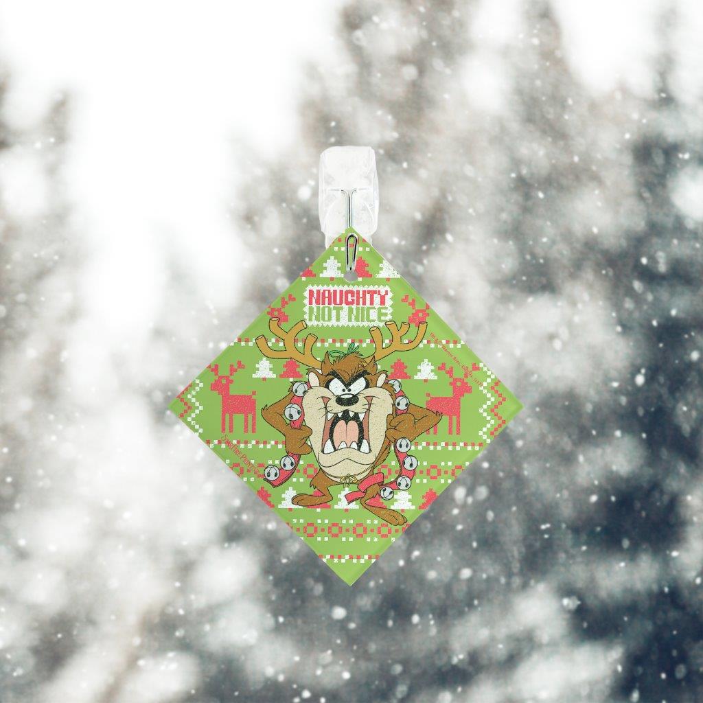 Looney Tunes (Tas Naught Not Nice) StarFire Prints™ Glass Art SPSQU774