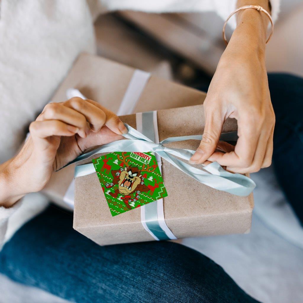 Looney Tunes (Tas Naught Not Nice) StarFire Prints™ Glass Art SPSQU774