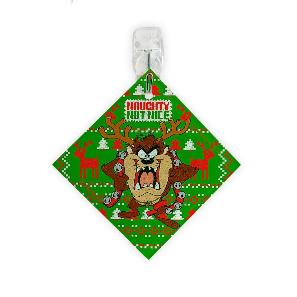 Looney Tunes (Tas Naught Not Nice) StarFire Prints™ Glass Art SPSQU774