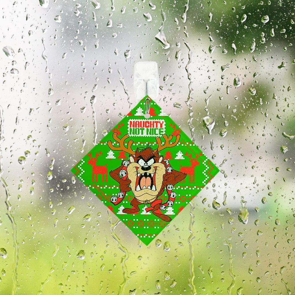 Looney Tunes (Tas Naught Not Nice) StarFire Prints™ Glass Art SPSQU774