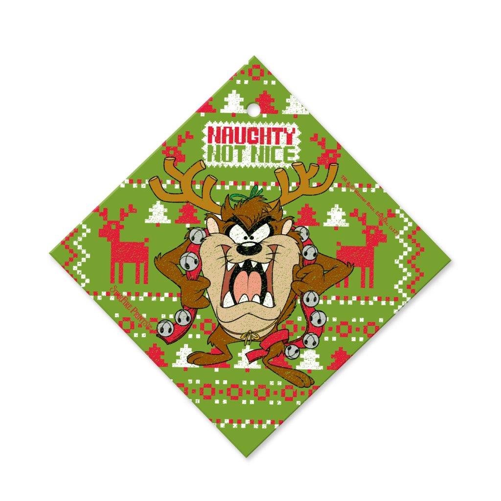 Looney Tunes (Tas Naught Not Nice) StarFire Prints™ Glass Art SPSQU774