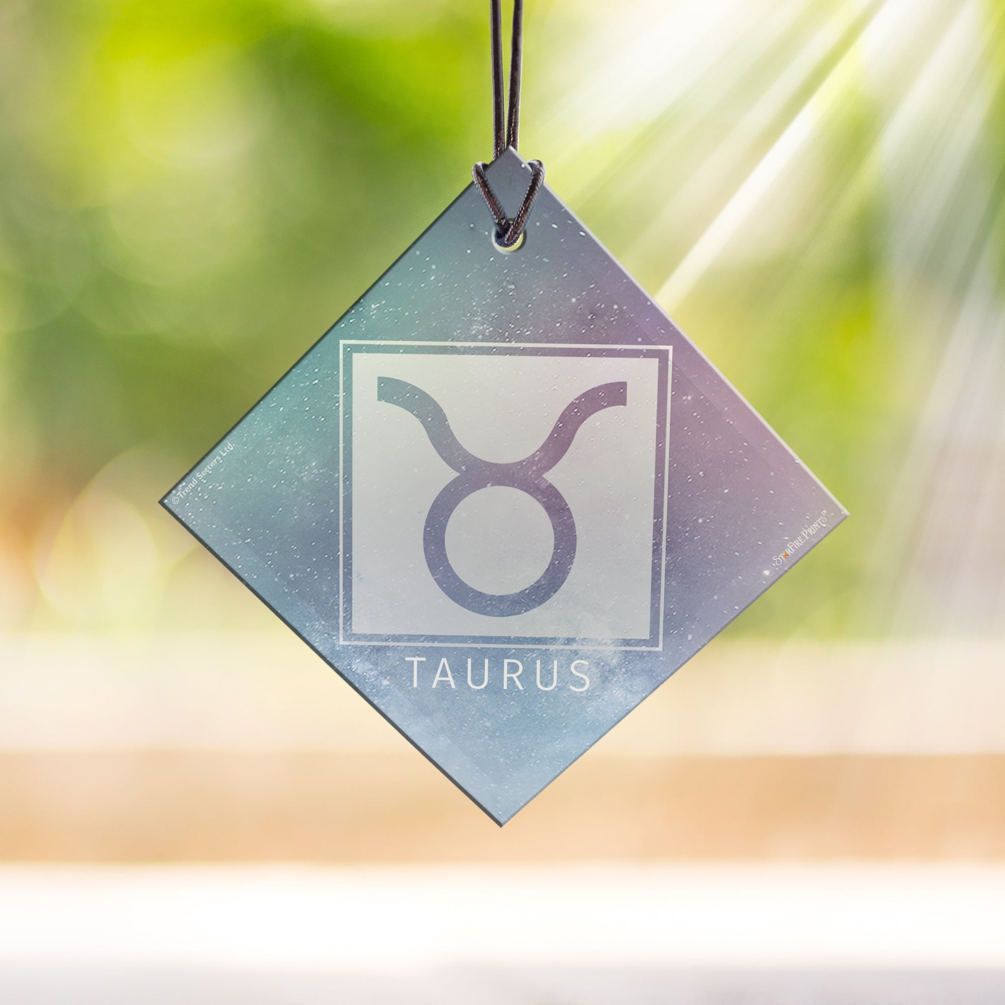 Zodiac Collection (Taurus) StarFire Prints™ Hanging Glass Print SPSQU827