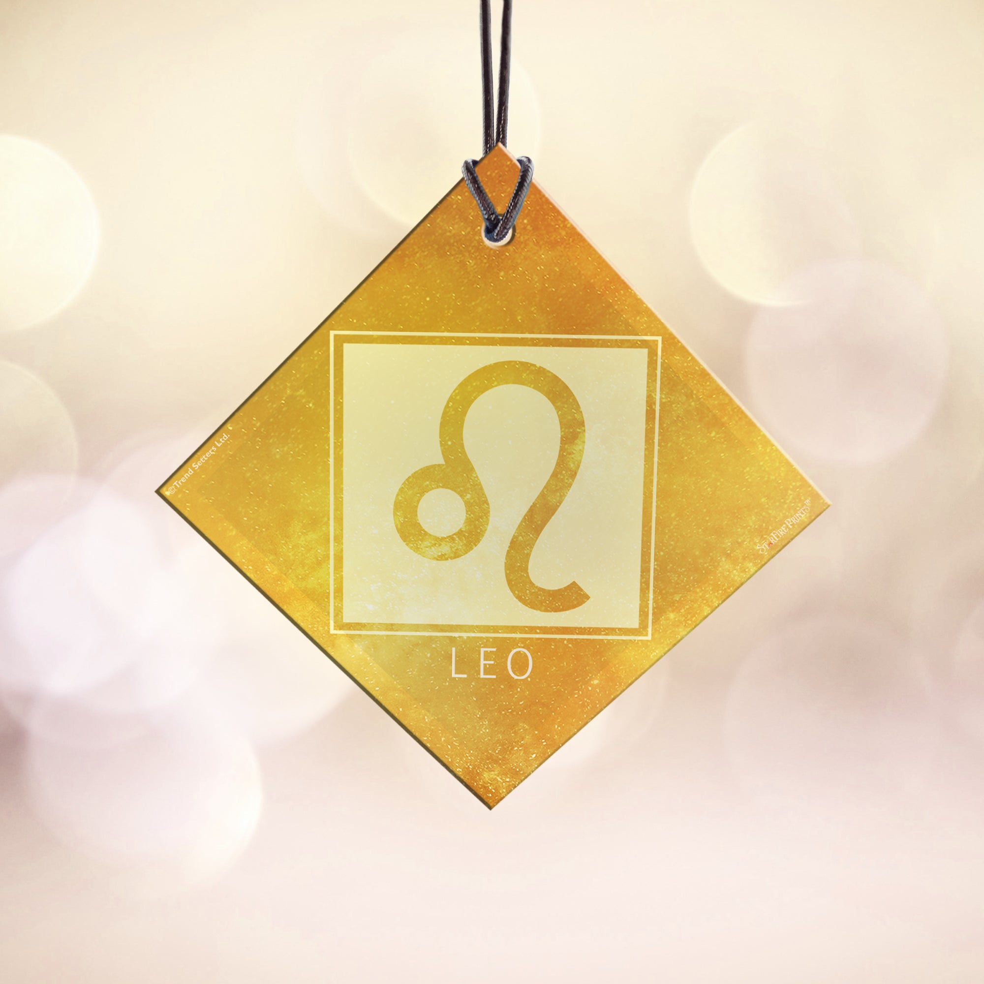 Zodiac Collection (Leo) StarFire Prints™ Hanging Glass Print SPSQU830