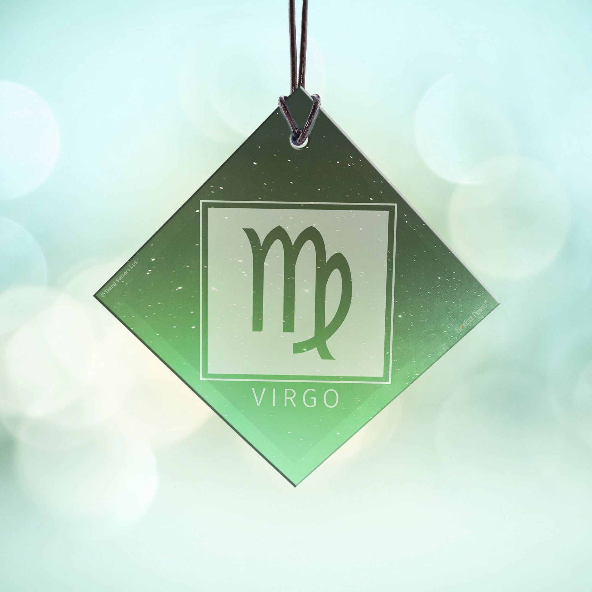 Zodiac Collection (Virgo) StarFire Prints™ Hanging Glass Print SPSQU831