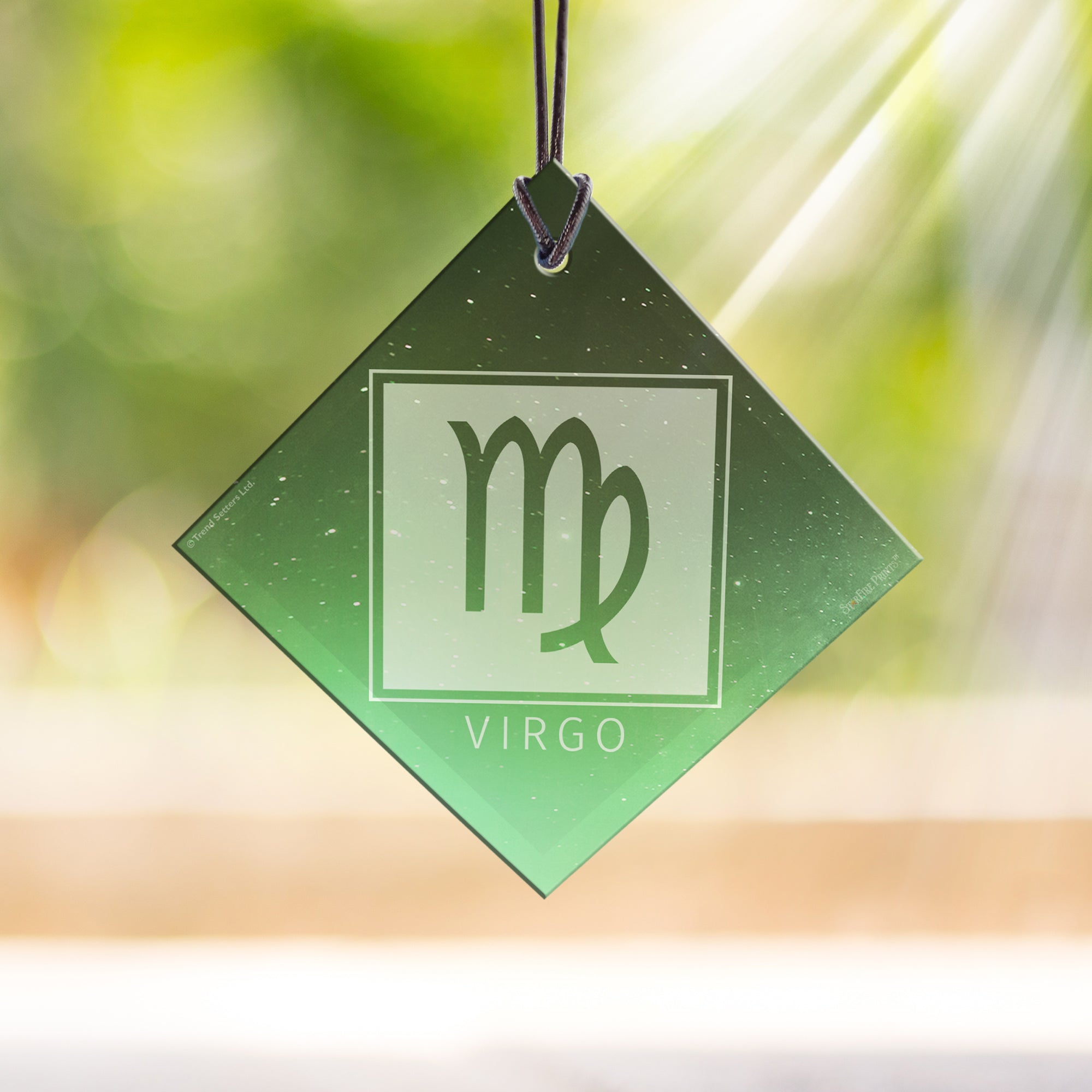 Zodiac Collection (Virgo) StarFire Prints™ Hanging Glass Print SPSQU831