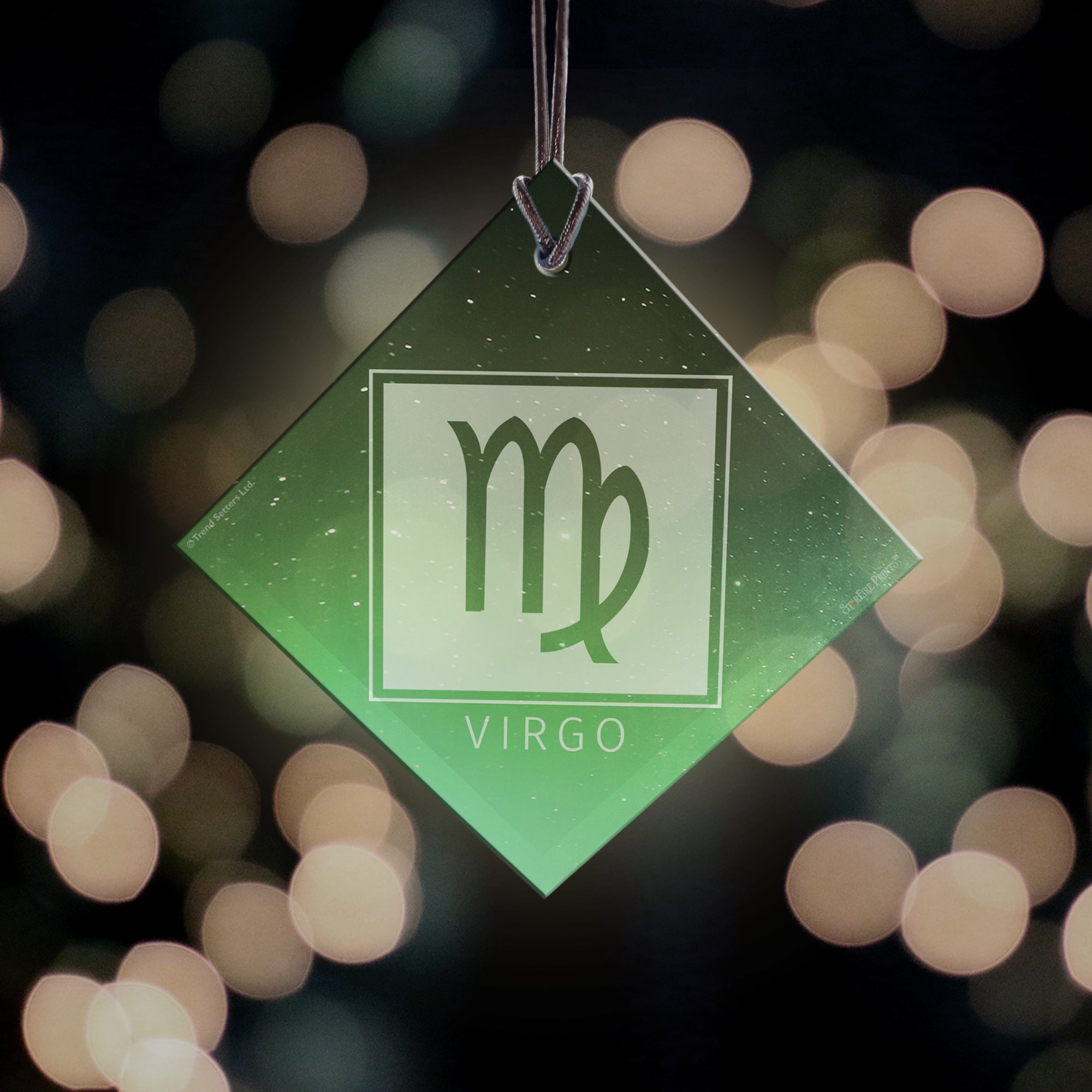 Zodiac Collection (Virgo) StarFire Prints™ Hanging Glass Print SPSQU831