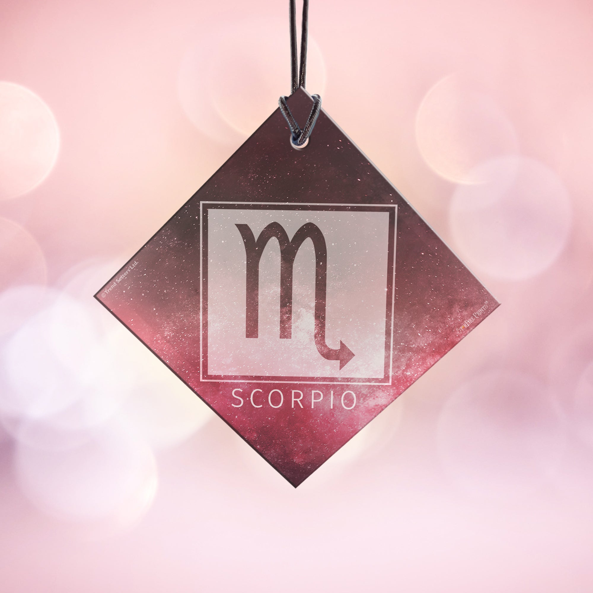 Zodiac Collection (Scorpio) StarFire Prints™ Hanging Glass Print SPSQU833